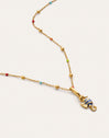 Geschenkset Halskette Dots L Colors und Charm Seepferdchen