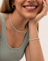 Pack Cadeau Bracelet et Collier Nacary Colors Acier plaqué or