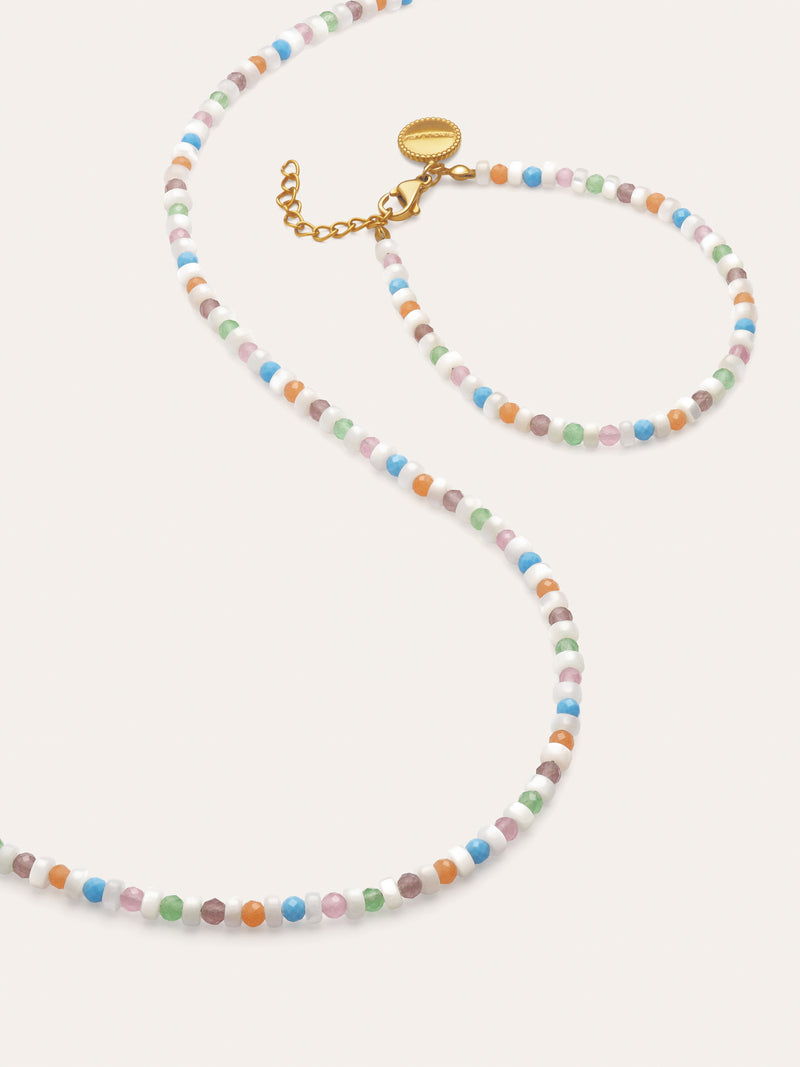 Geschenkset Armband und Halskette Nacary Colors