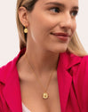 Coffret Cadeau Collier et Boucles D'oreilles Solstice Sun Plaqué Or