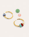 Pendientes Aro Carmen True Colors Baño Oro