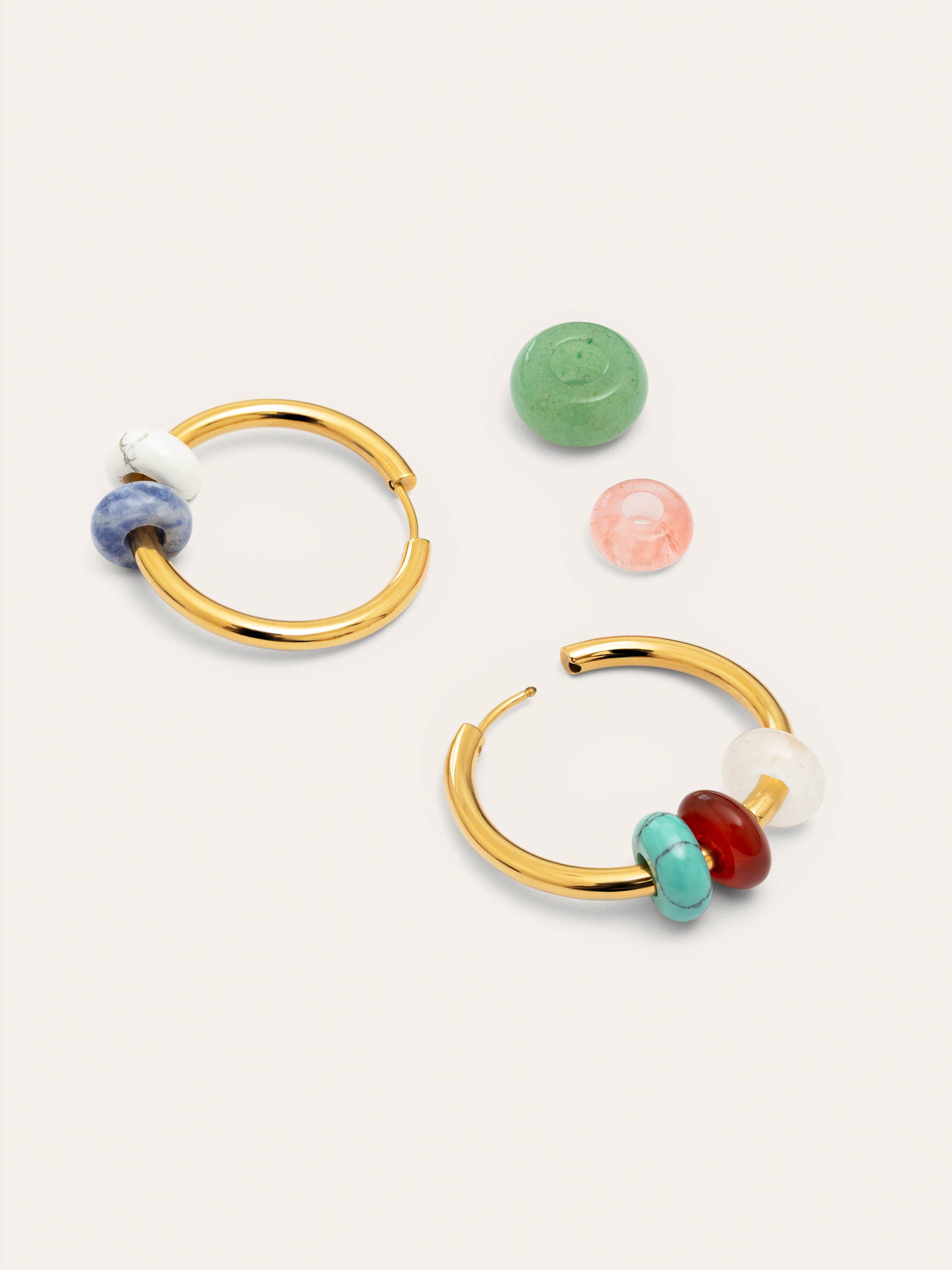 Pendientes Aro Carmen True Colors Baño Oro