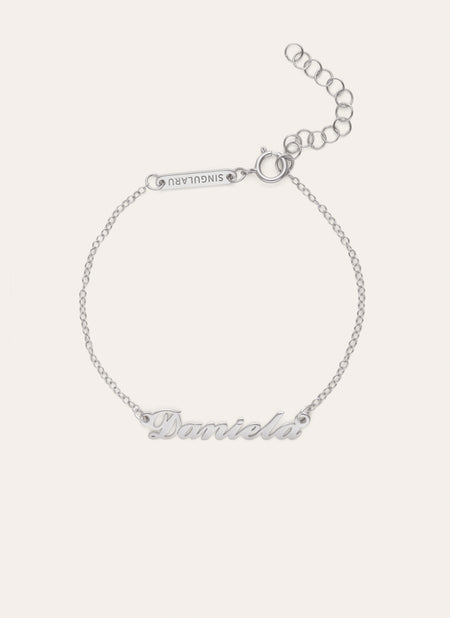 Pulsera Personalizada Carrie Plata