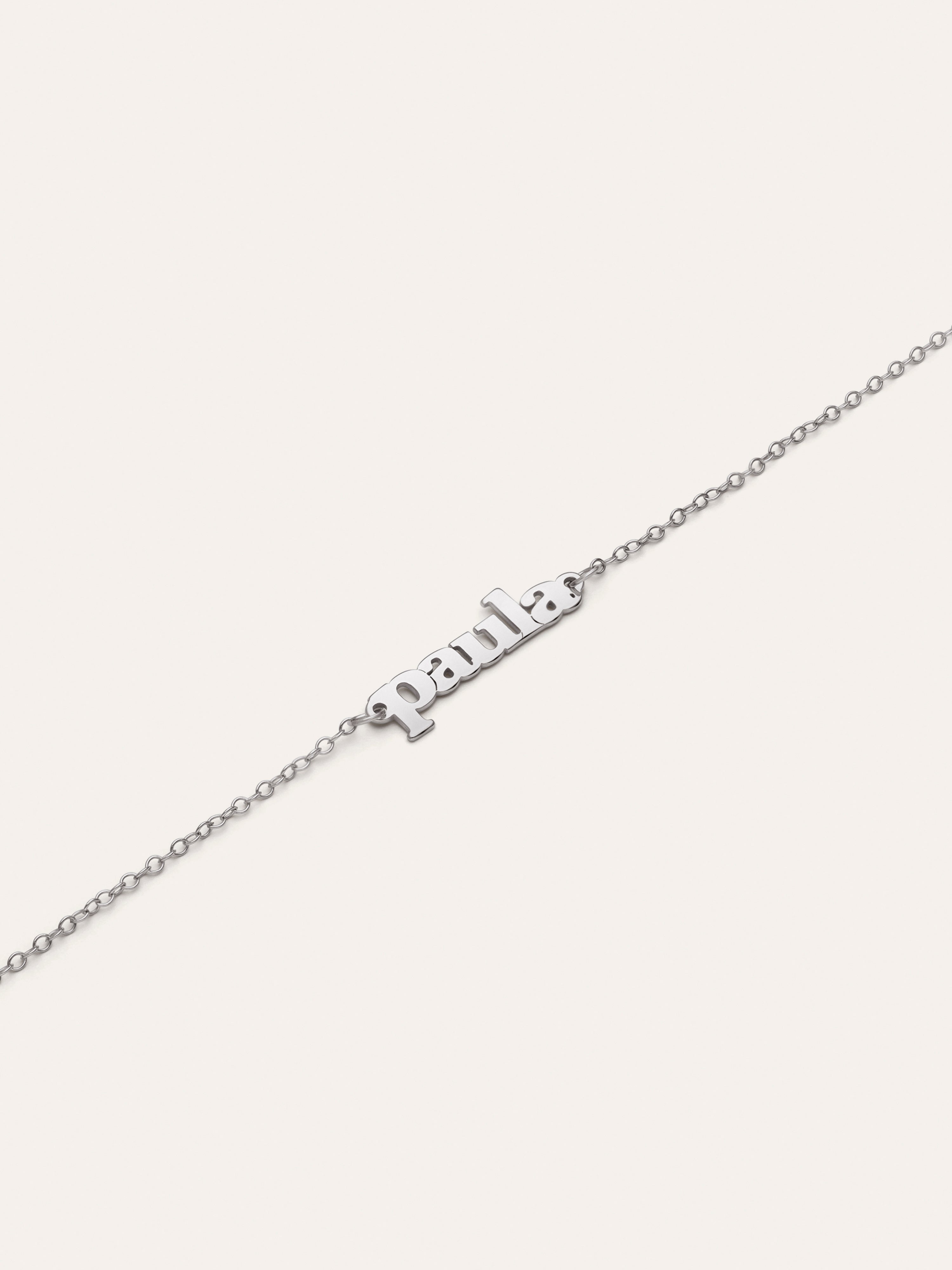 Pulsera Personalizada Monogram Plata