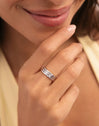 Pack 3 Anillos Palmar Spark Acero
