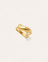 Anillo Ariel Acero Baño Oro