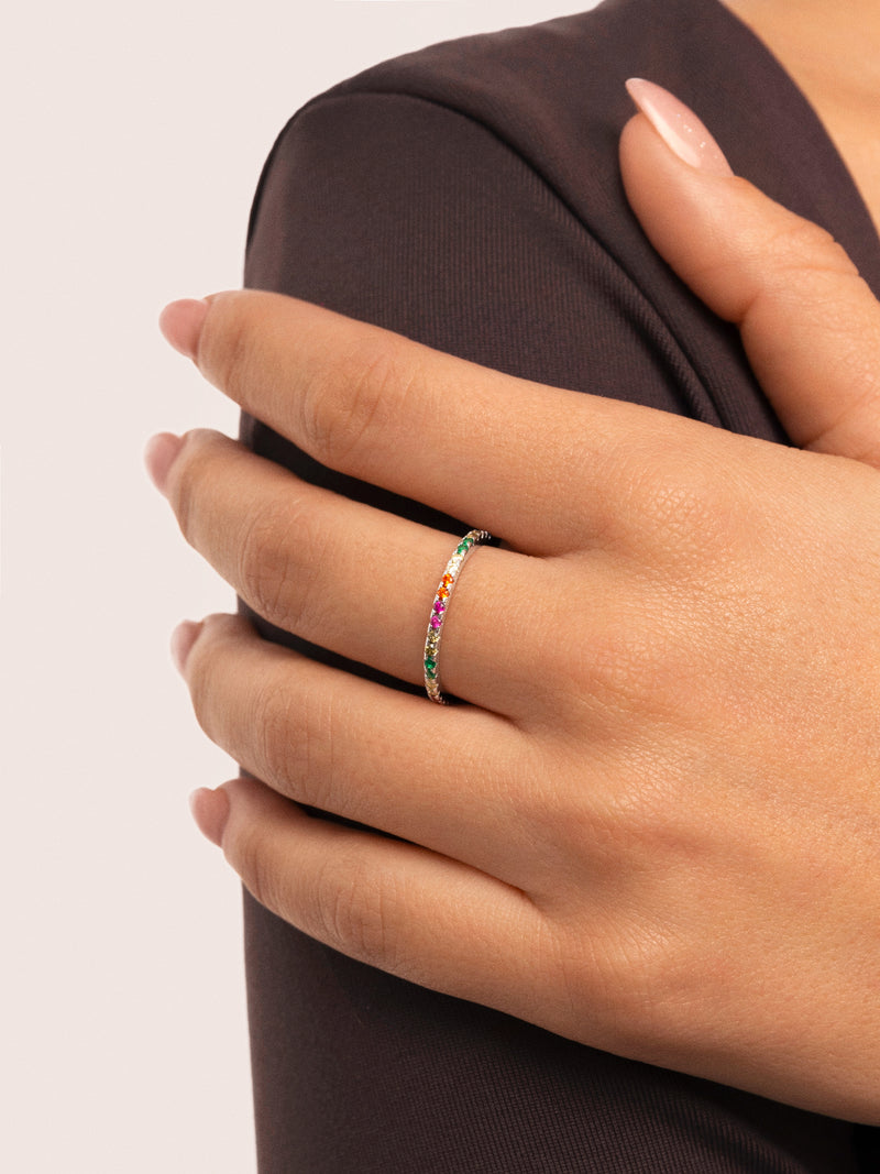 Bague Cleo Colors Argent