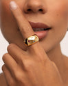 Anillo Bomb Color Stars Baño Oro