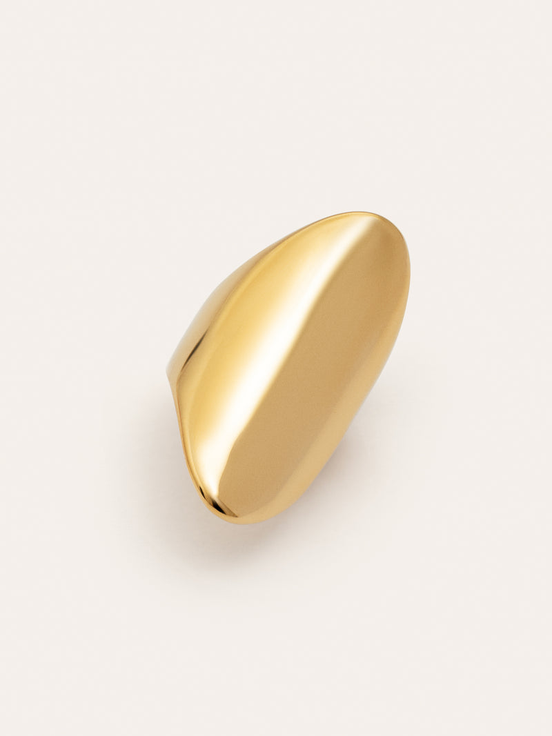 Anillo Bohemian Acero Baño Oro