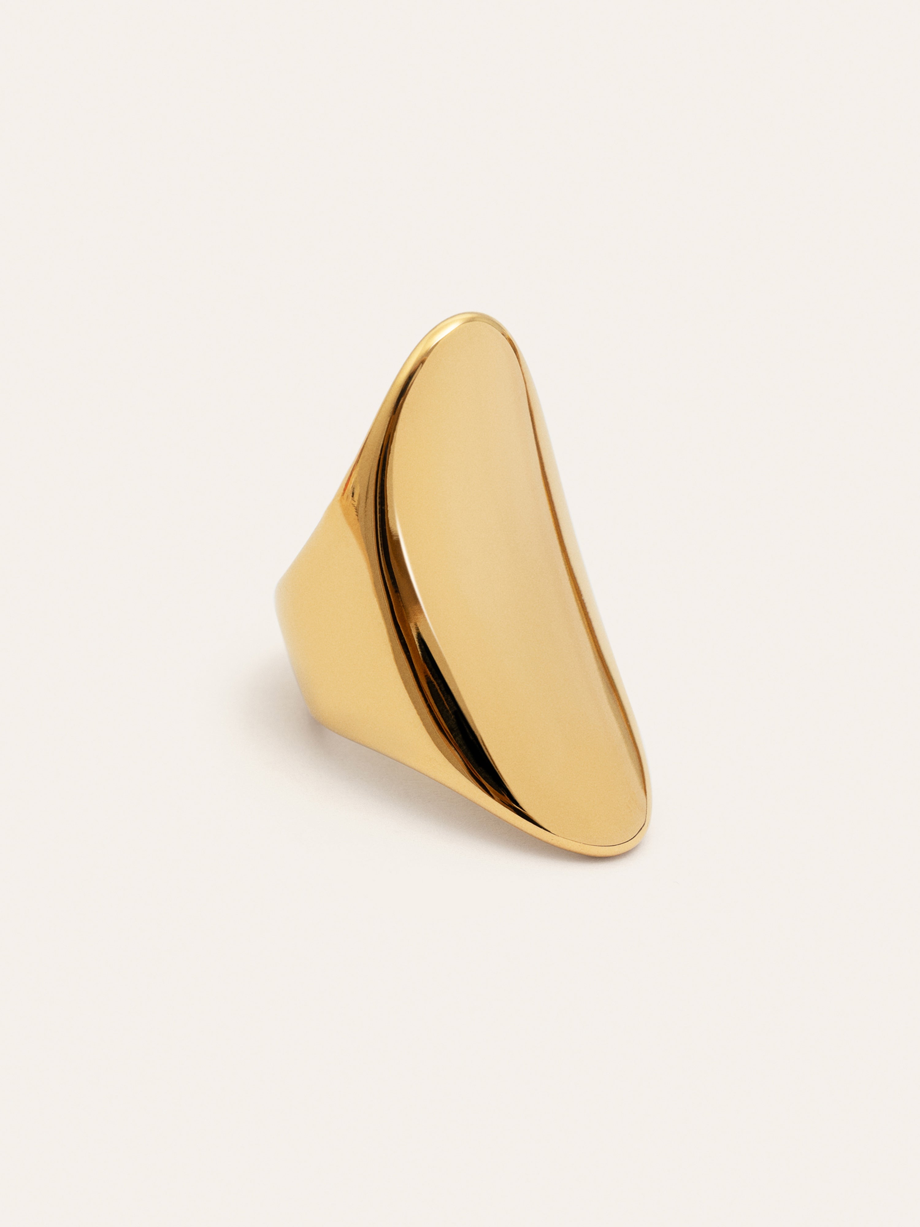 Bohemian Stainless Steel Gold Ring
