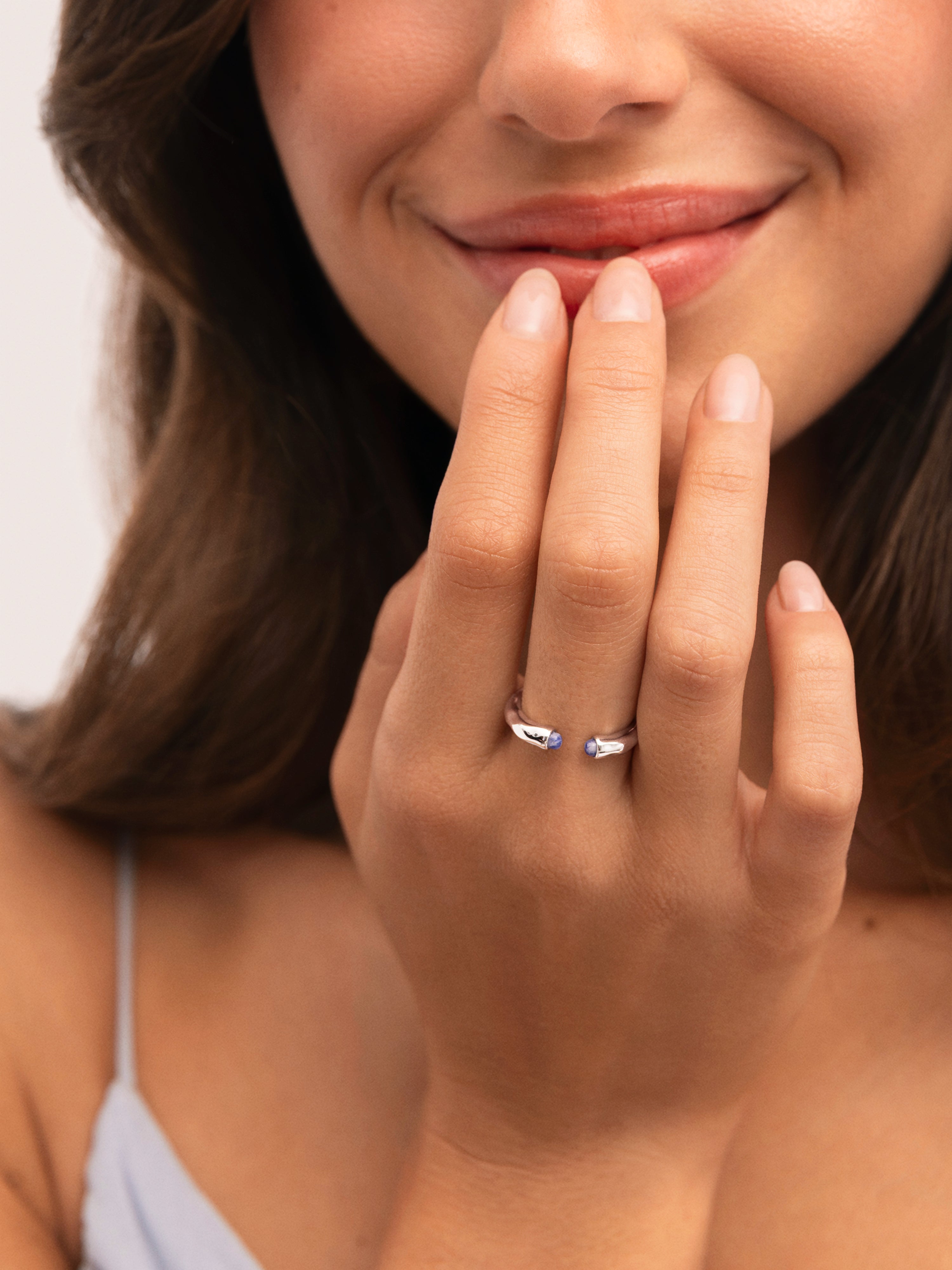 Anillo Cane Cianita