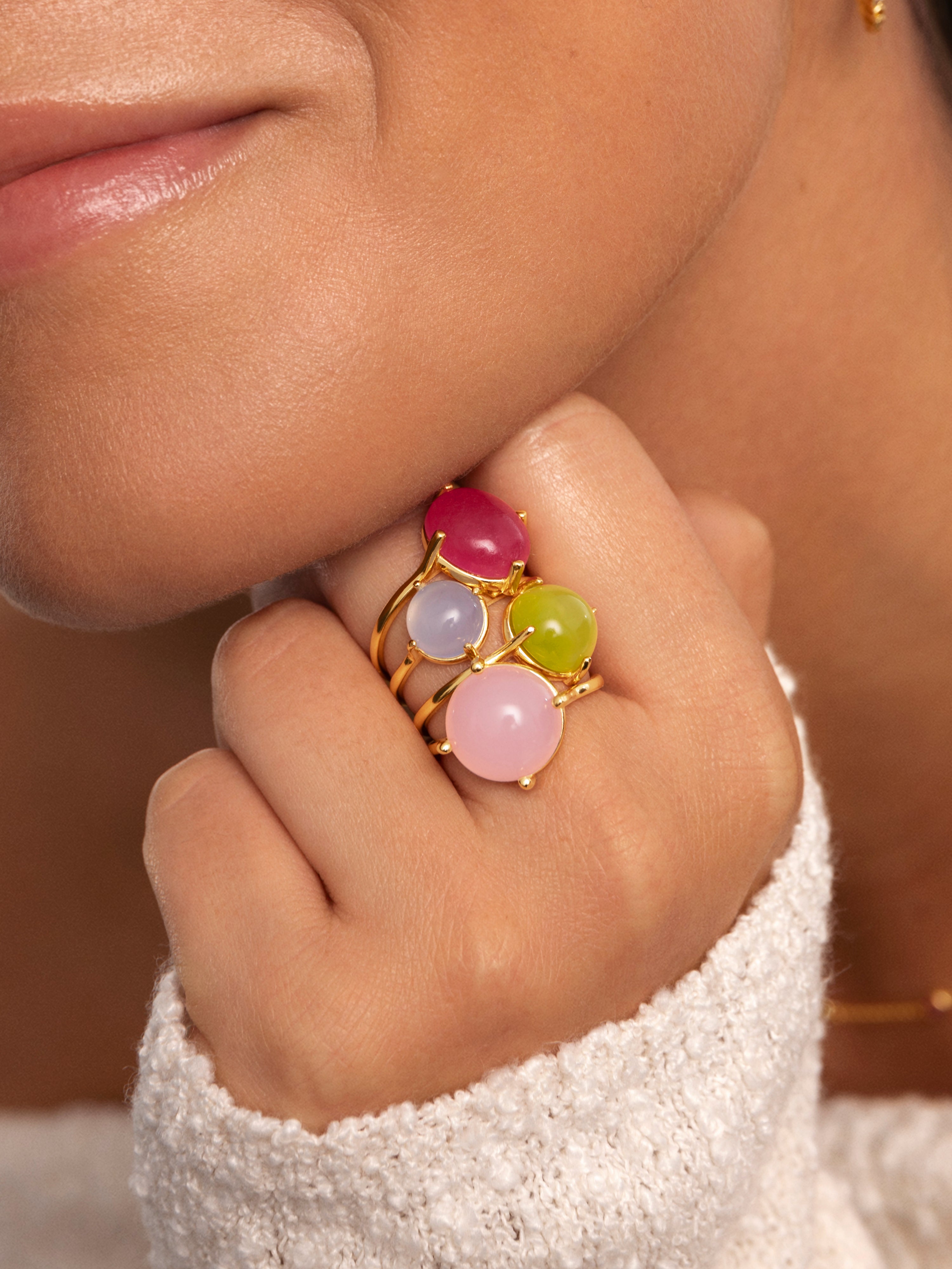 Celebrate Pink Gold Ring