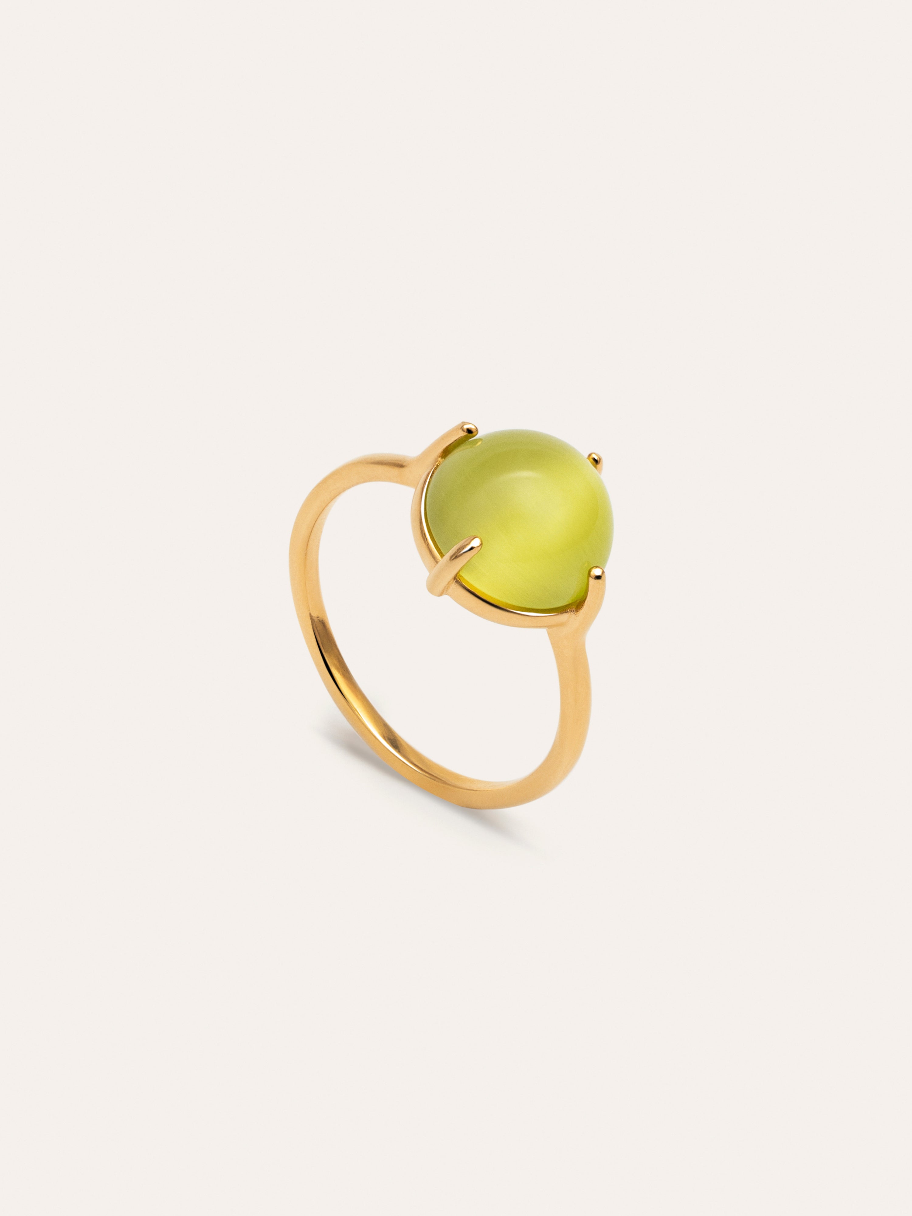 Celebrate Green Gold Ring