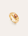 Anillo Charlotte Naranja Baño Oro