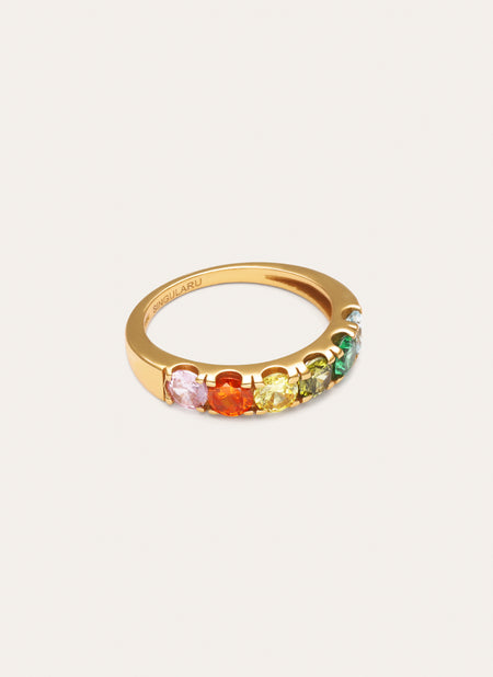 Anello Colorway Placcato Oro