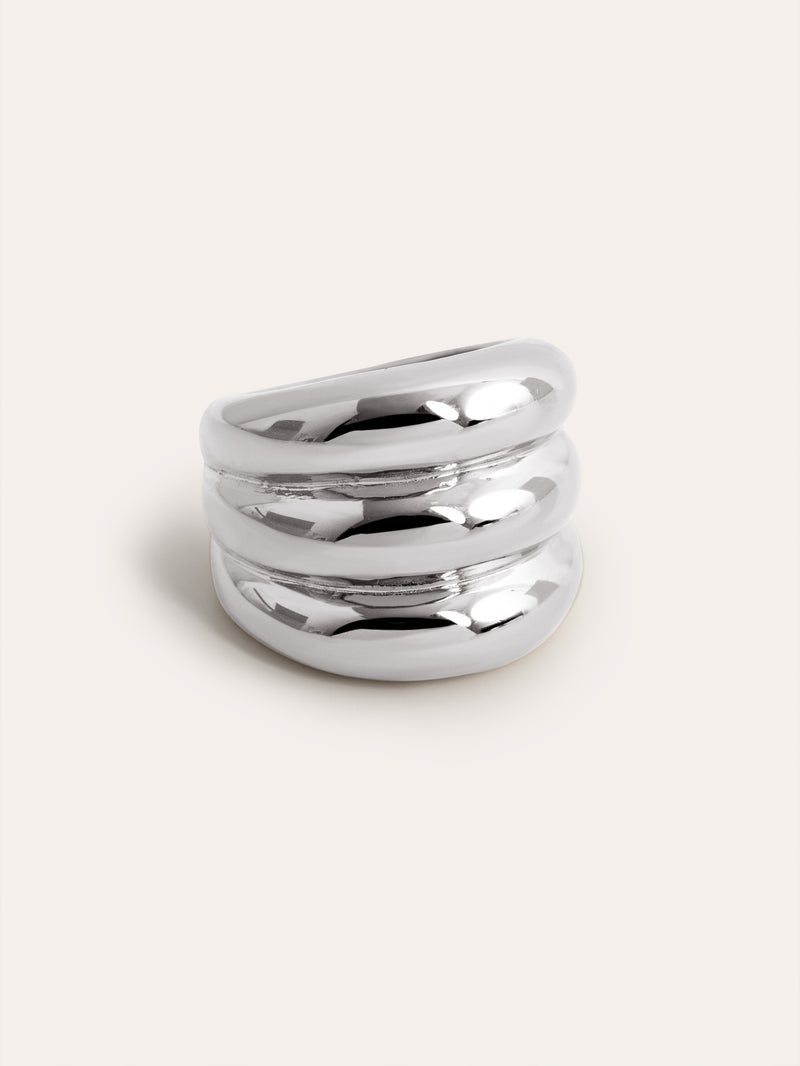 Dune Ring Edelstahl