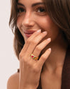 Bague Gina Acier Plaqué Or