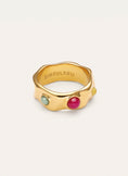 Bague Gina Acier Plaqué Or