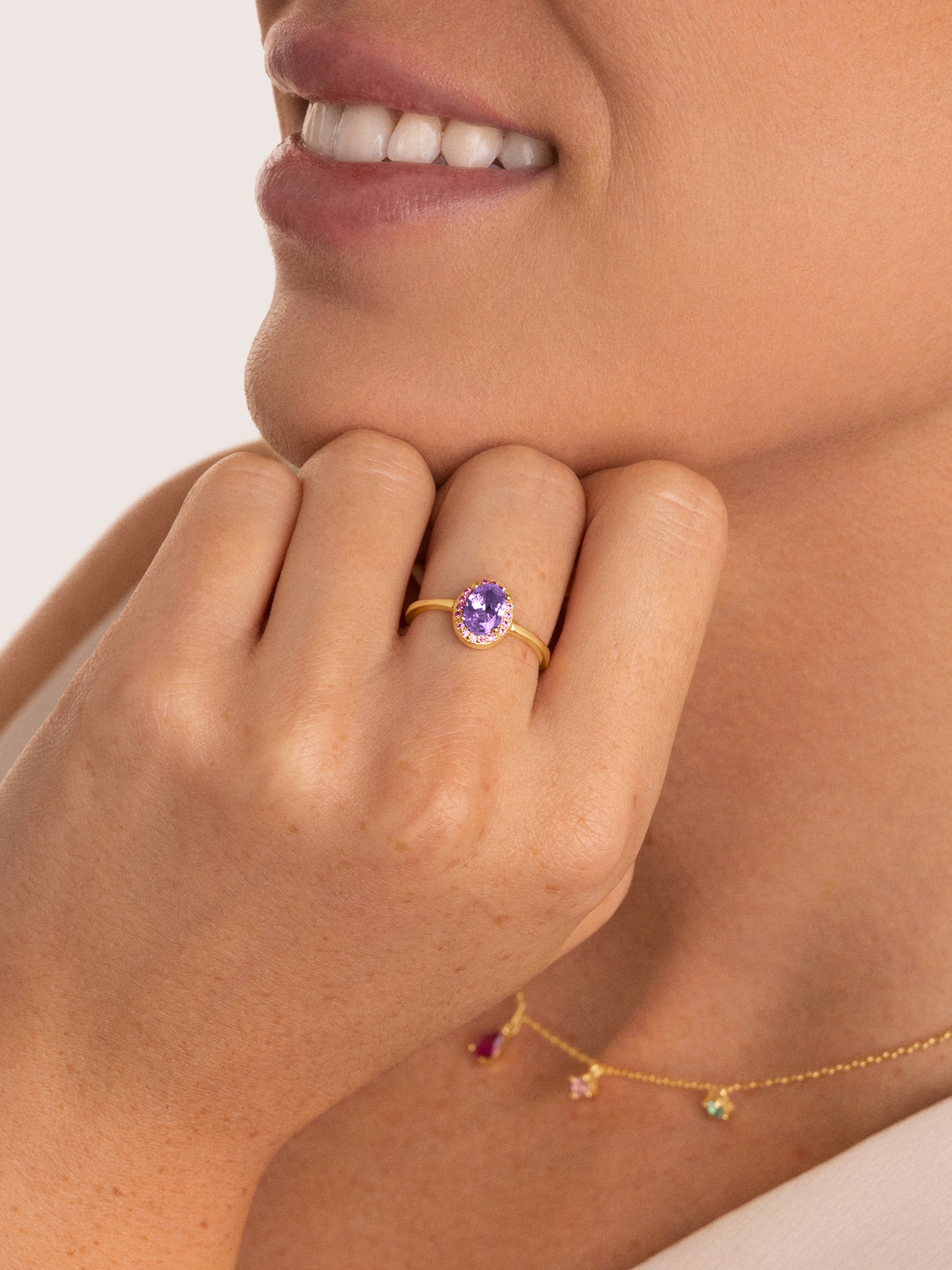 Ring Grape Colors Verguld met goud
