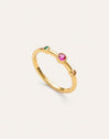 Imagen detalle de Anello Leonor Rosa Placcato Oro