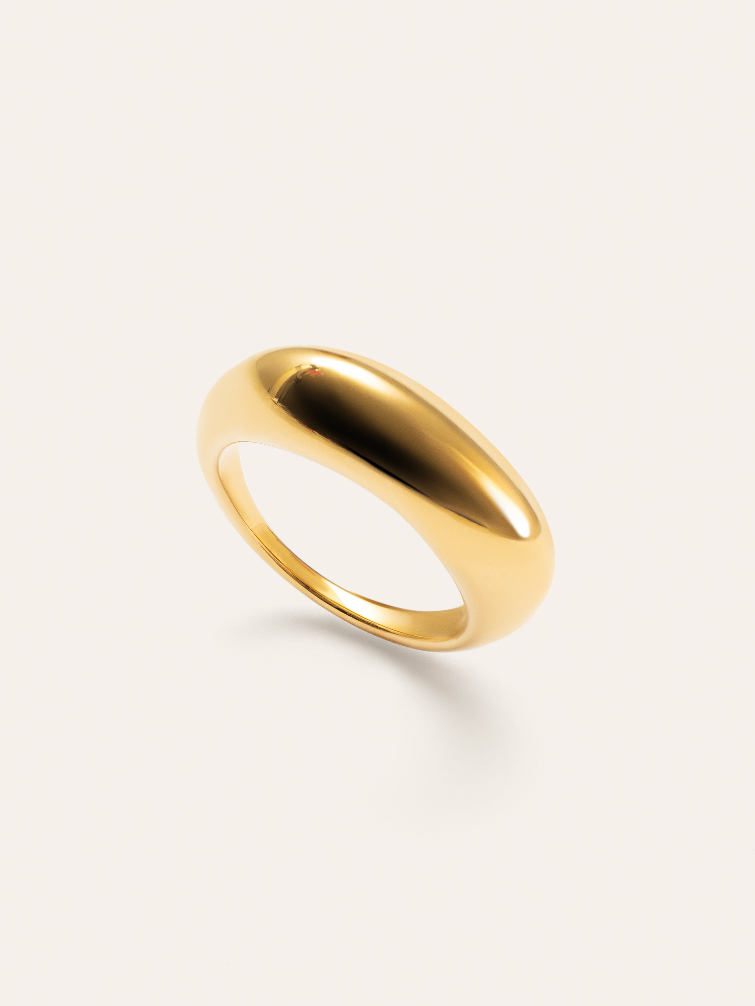 Maxi Mariana Stainless Steel Gold Ring 