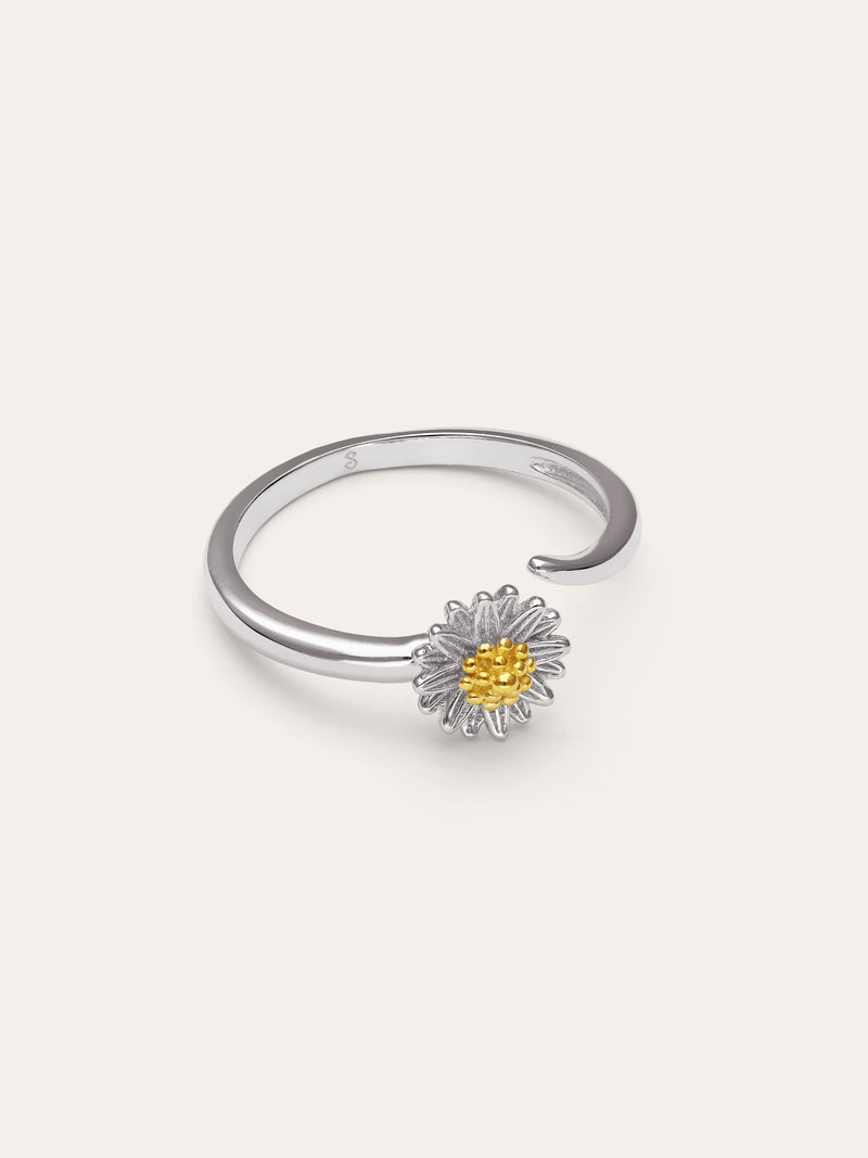 Anillo Margarita Plata
