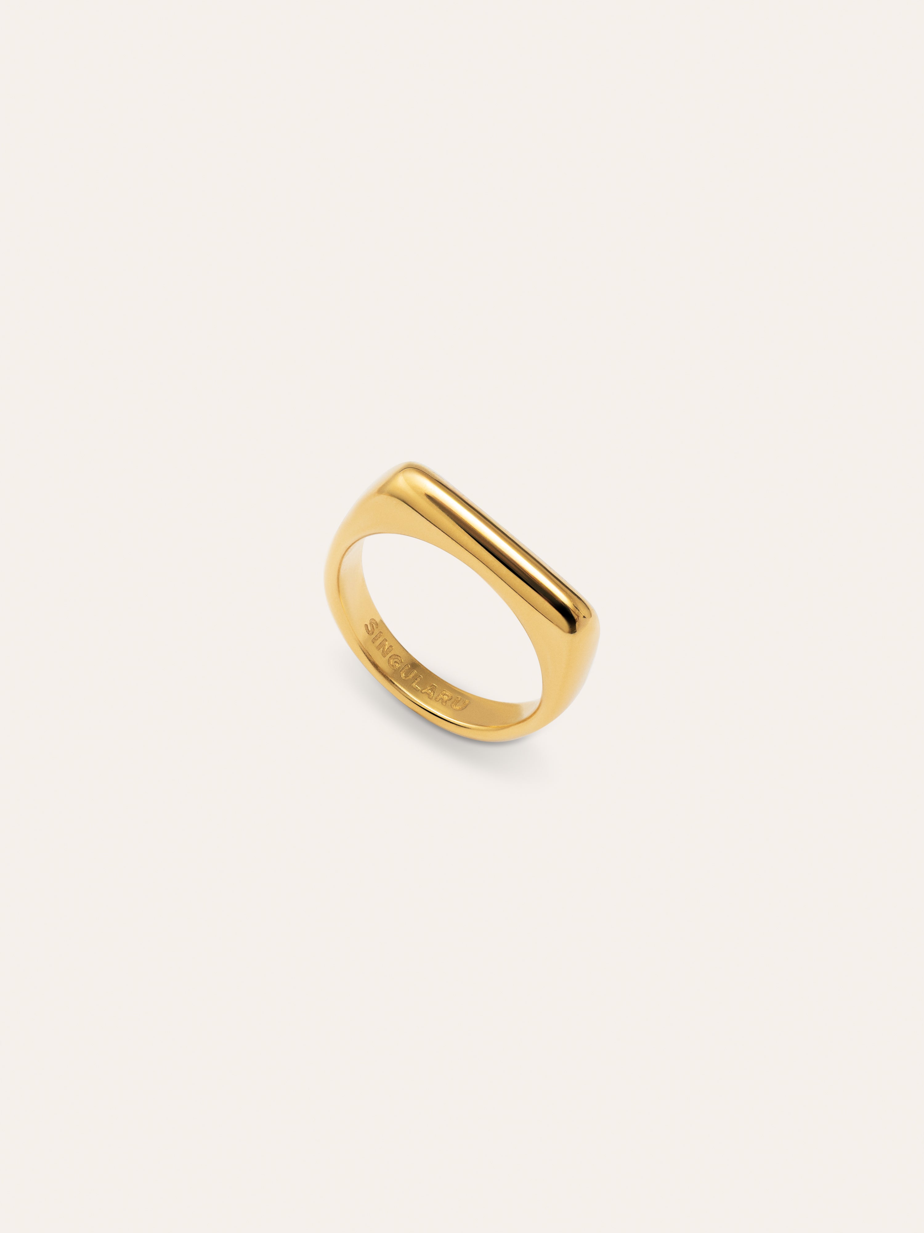 Anillo Mariana Acero Baño Oro