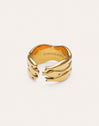 Anillo Maui Acero Baño Oro