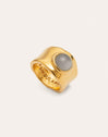 Anillo My Blue Stone Baño Oro