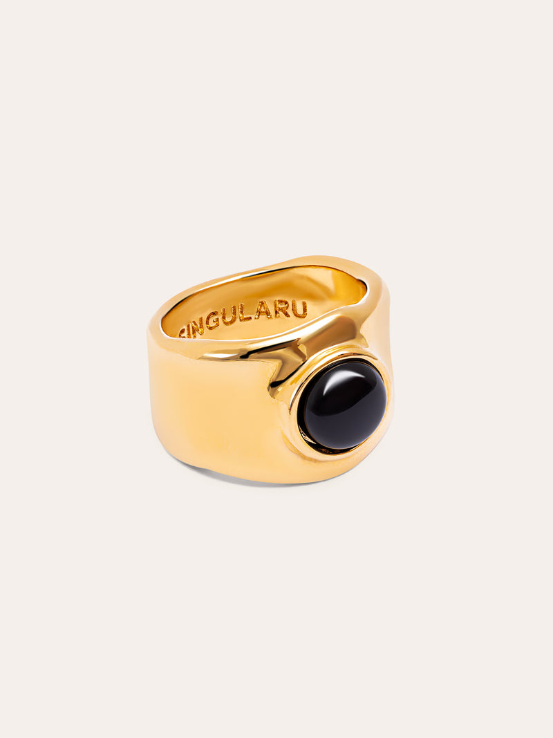 My Onyx Ring, vergoldet