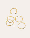 Nefertiti 5 Gold Rings Pack