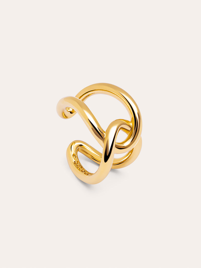 One Link Ring, vergoldet