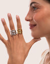 Ondina Ring Gold Plated Steel