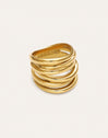 Ondina Ring Gold Plated Steel