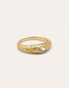 Anillo Organic River Baño Oro