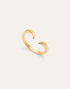 Anillo Peak Scarlett Plata Baño Oro