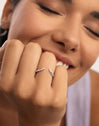 Anillo Peak Scarlett Plata