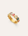 Ring Sirena Colors Edelstahl Vergoldet
