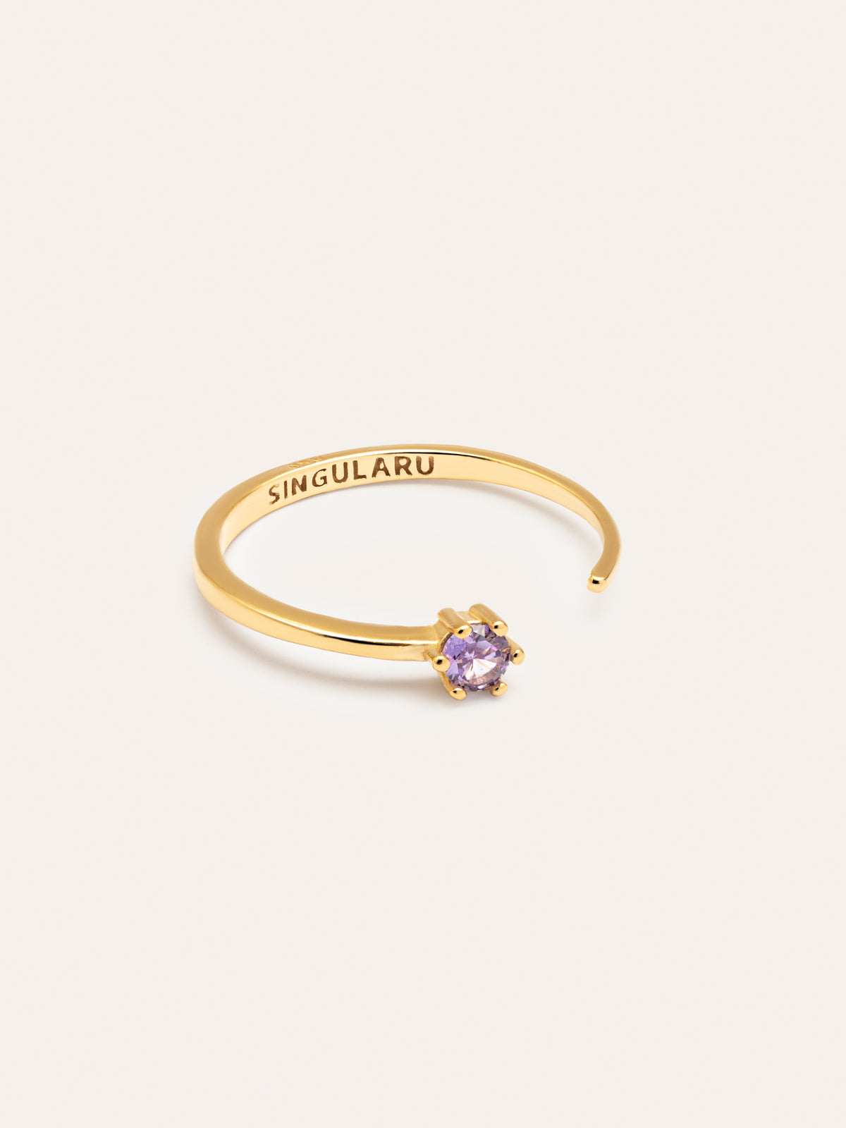 Anello Sophie Lavande placcato in oro