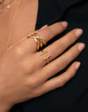 Sticks Gold Ring