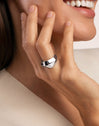 Tempo Stainless Steel Ring