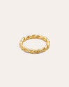 Tressia Ring, vergoldet