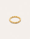 Anillo Tressia Plata Baño Oro