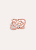 Anel Trinity Banho de Ouro Rosa