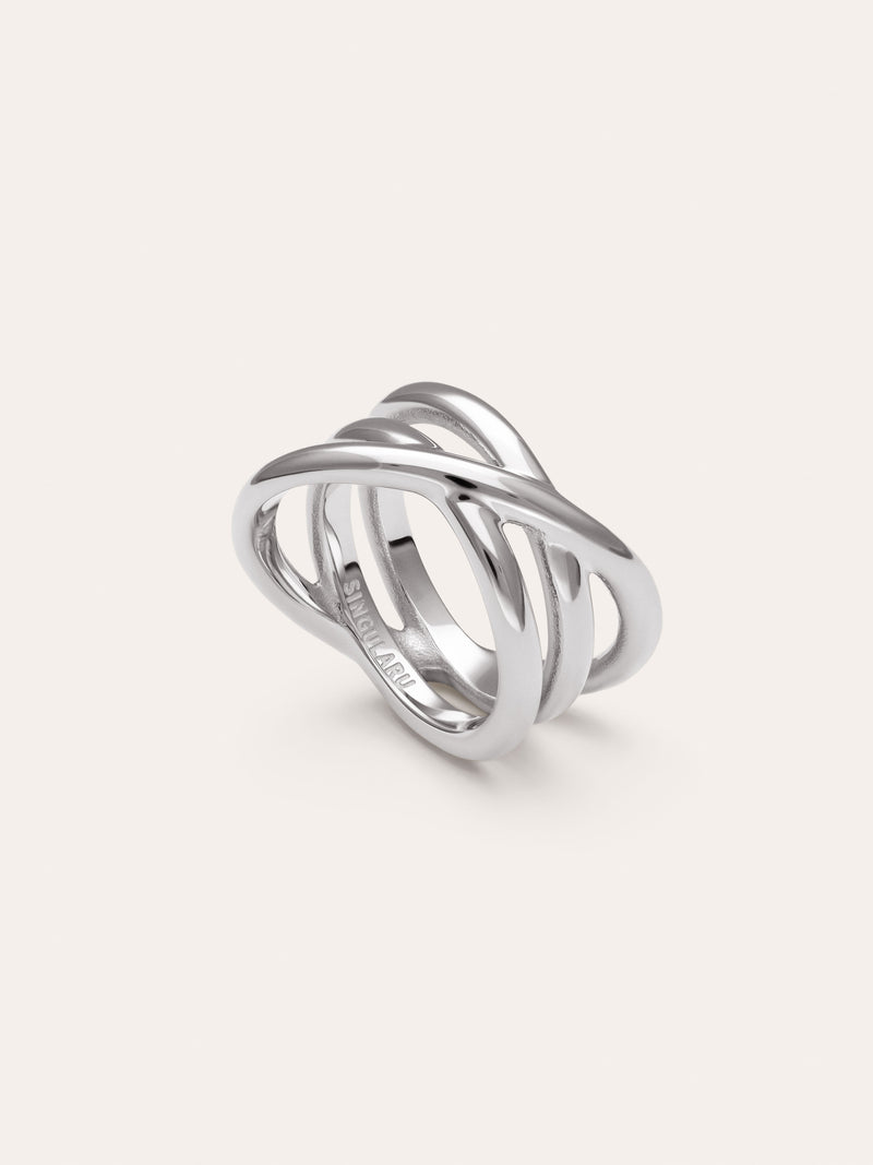 Trinity Ring aus Stahl
