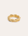 Twister Gold Ring