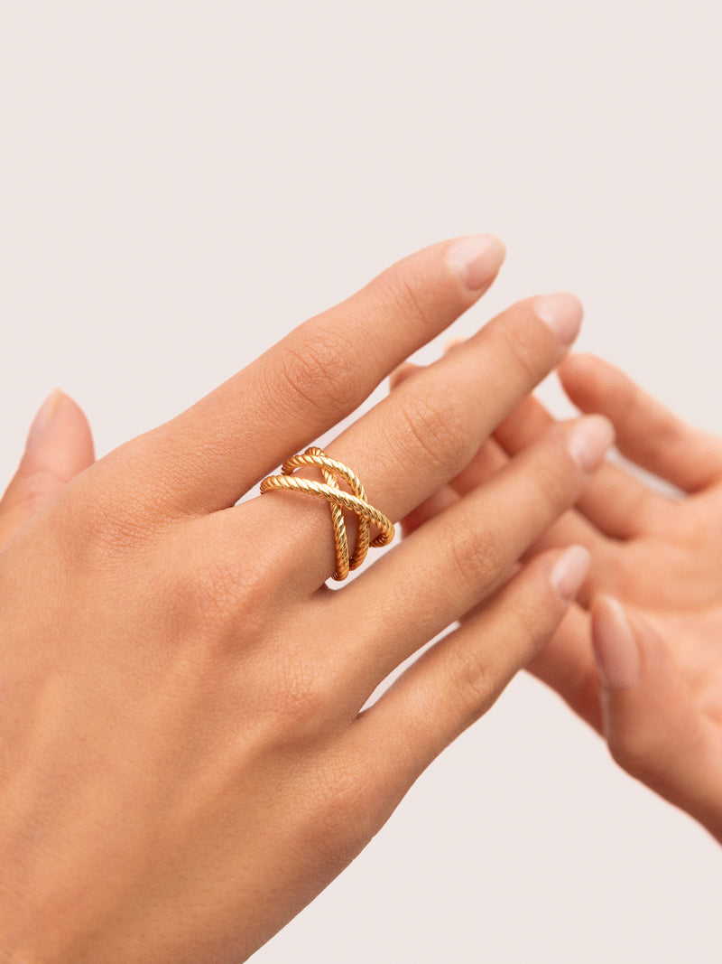 Bague Vincla Plaqué Or