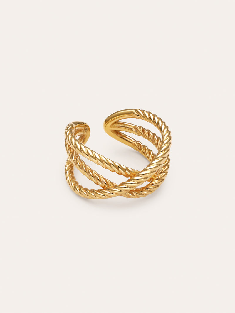 Bague Vincla Plaqué Or