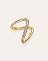 Scarlett V Gold Ring