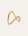 Scarlett V Gold Ring